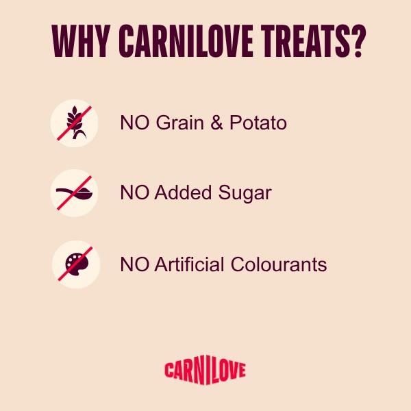 Carnilove Ostrich with Blackberries Dog Treat 200g