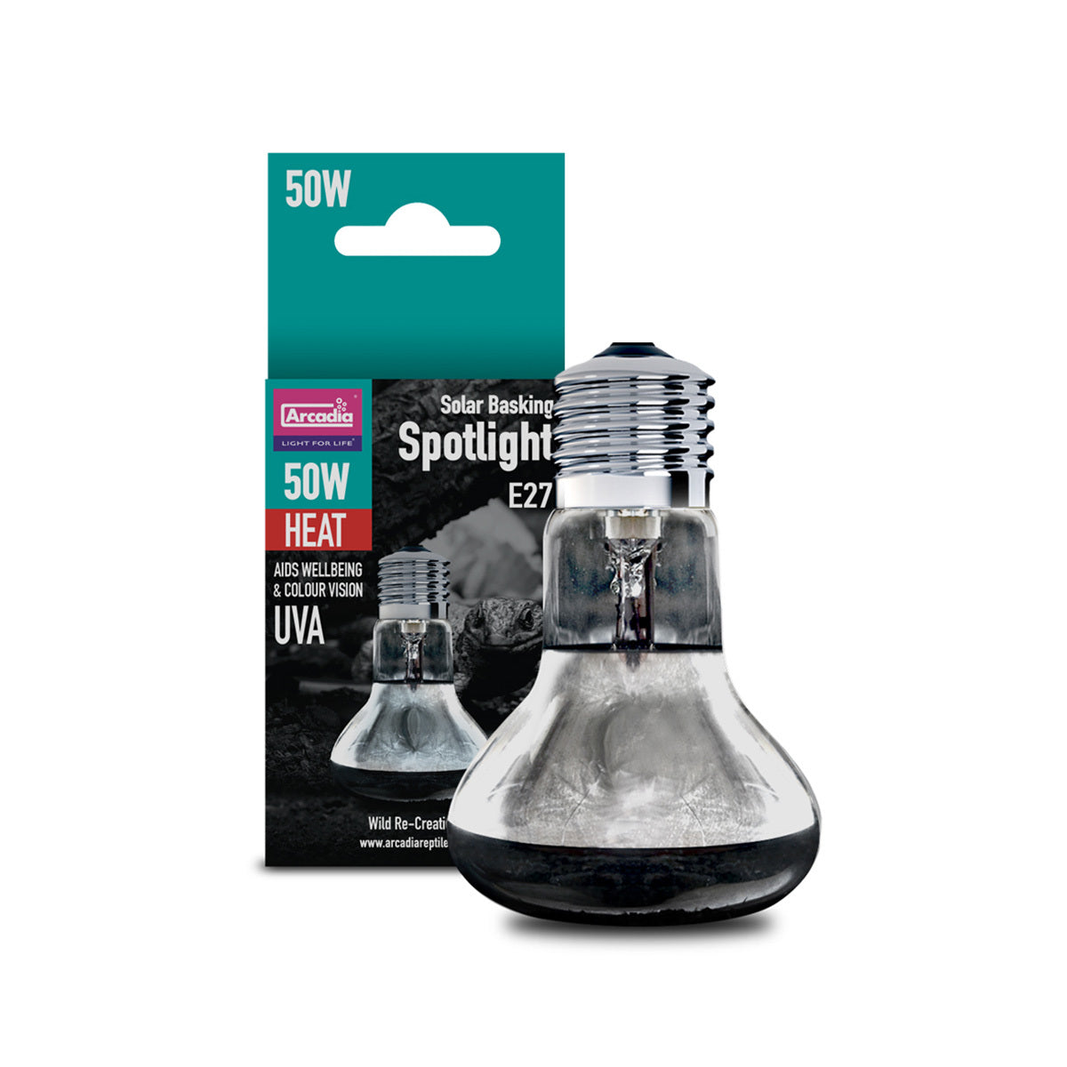 Arcadia Basking Solar Spot Light Uva 50w