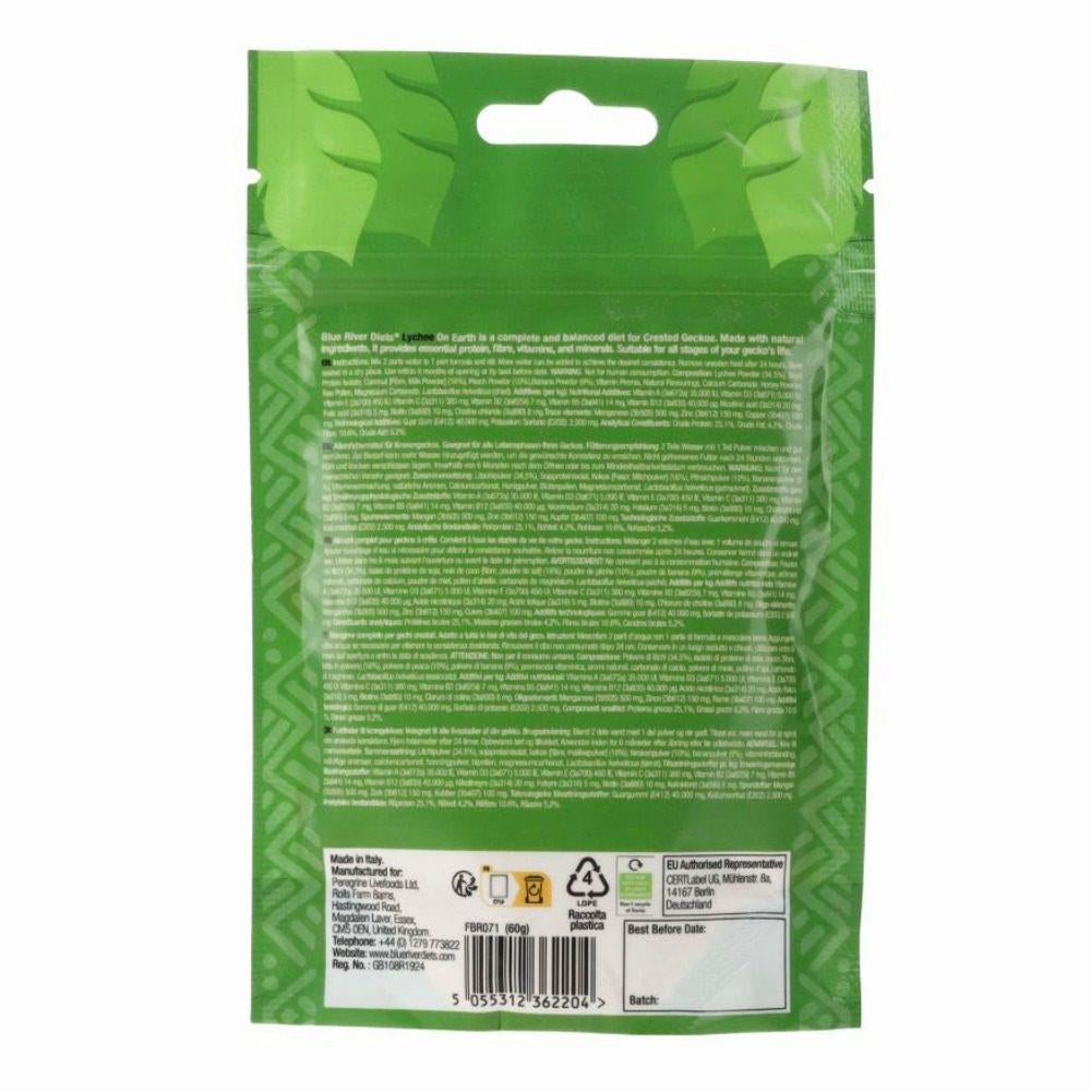 BR Lychee On Earth Complete Diet For Crested Geckos 60g