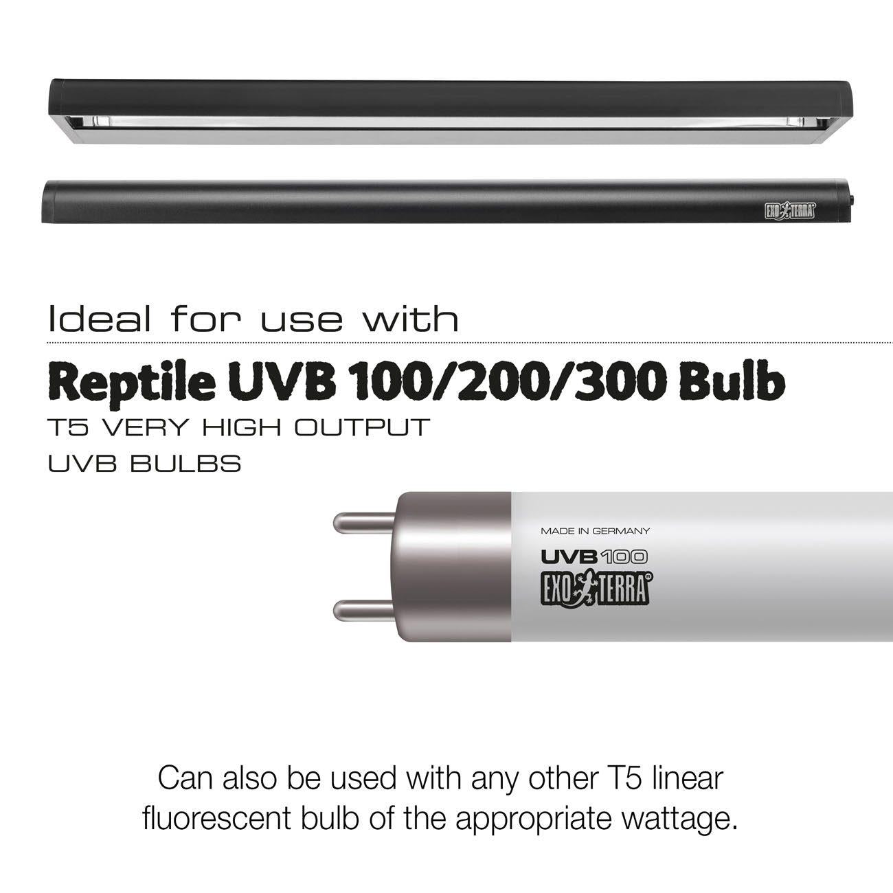 Exo Terra T5 Uvb Fixture 35Cm 8w