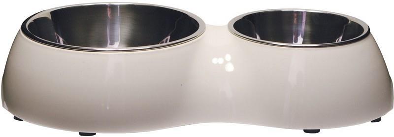 CATIT DOUBLE DINER WHITE SGL