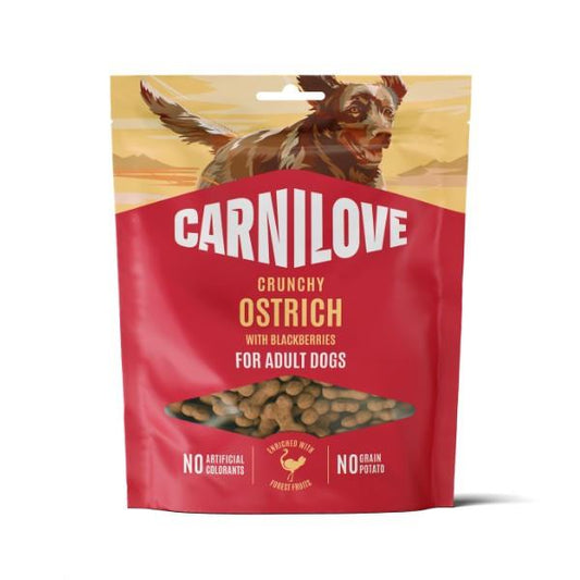 Carnilove Ostrich with Blackberries Dog Treat 200g