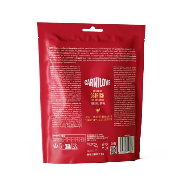 Carnilove Ostrich with Blackberries Dog Treat 200g