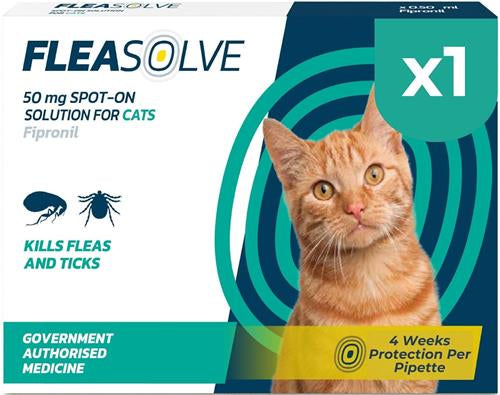 Fleasolve Spot On Flea Treatment - Cat, 1TMNT