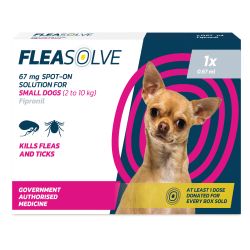 Fleasolve Spot On Flea Treatment - Small Dog, 1TMNT