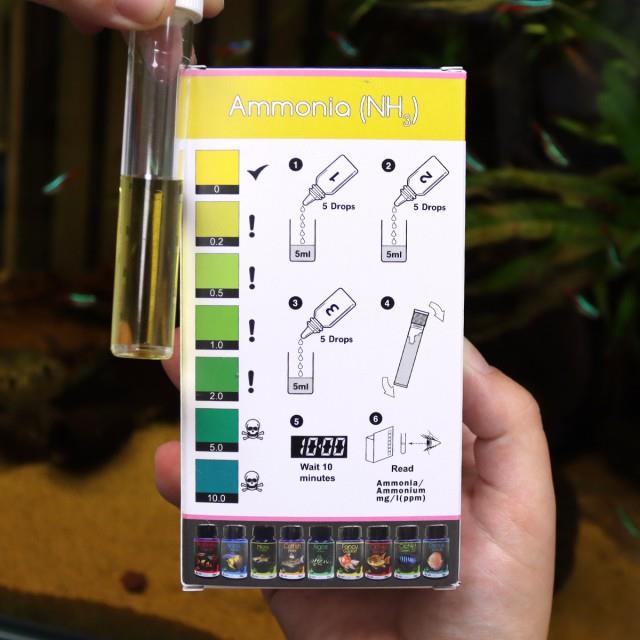 Aquarium Water Mini Test pH Ammonia Nitrite120 tests