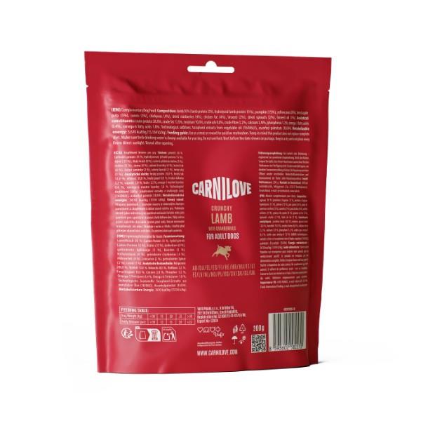 Carnilove Lamb with Cranberries Dog Treat 200g