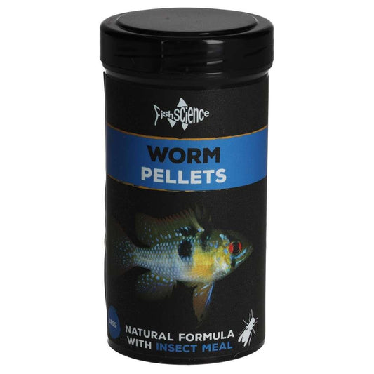Fish Science Tropical Fish Worm Pellets 125g