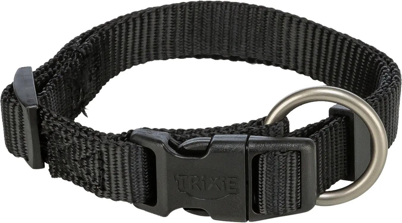 Premium collar, (S/M), 30/45 cm/15 mm, black
