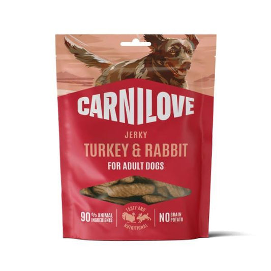 Carnilove Dog Jerky Treat Turkey & Rabbit 100g