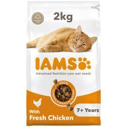 IAMS Senior Dry Cat Food Chicken 2kg