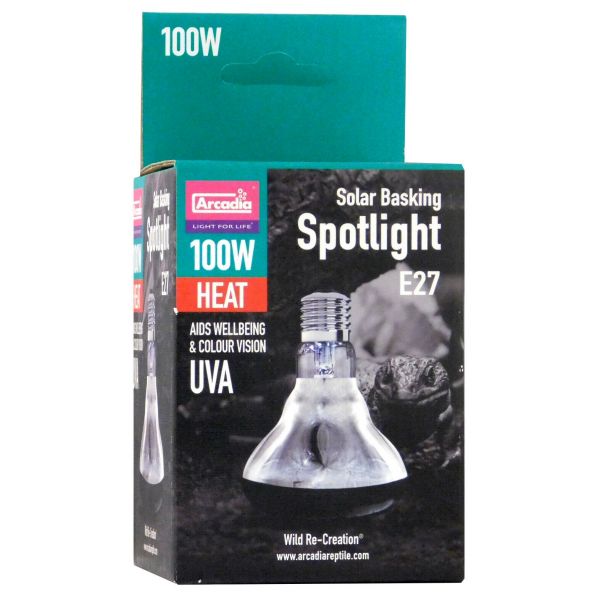 Arcadia Basking Solar Spot UvA SCREW 100w