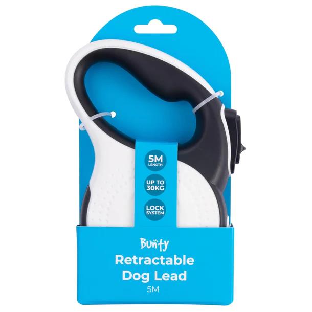 Bunty Retractabe Lead 5M White