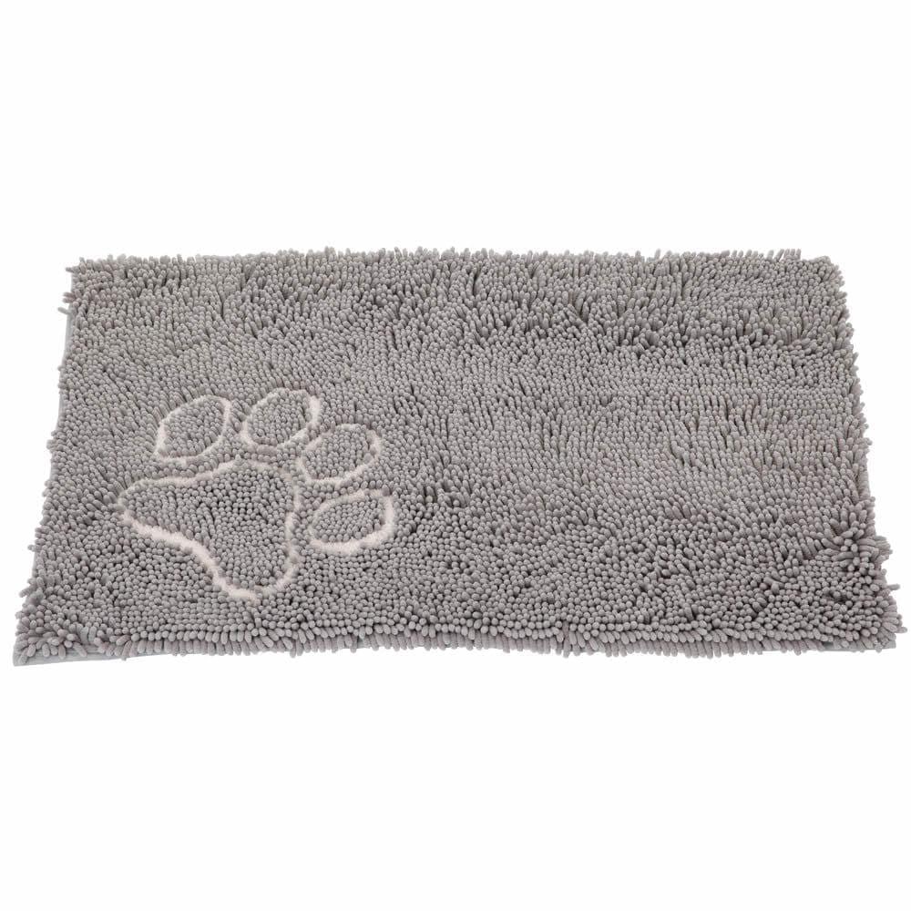 (X-Small) Bunty Grey Soft Microfibre Pet Dog Puppy Mat Bed