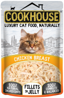 Cookhouse Cat Chicken Breast Fillets in Jelly, 70G