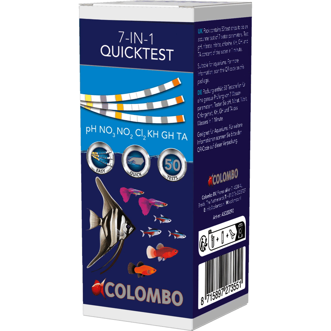 Colombo Aqua Quicktest 6 ? (50 Strips)