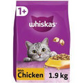 Whiskas 1+ Chicken Adult Dry Cat Food, 1.9KG