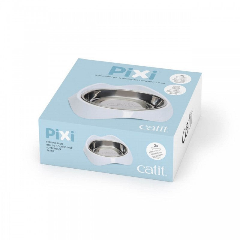 Catit Pixi Single Dish White | Bowls & Drinkers