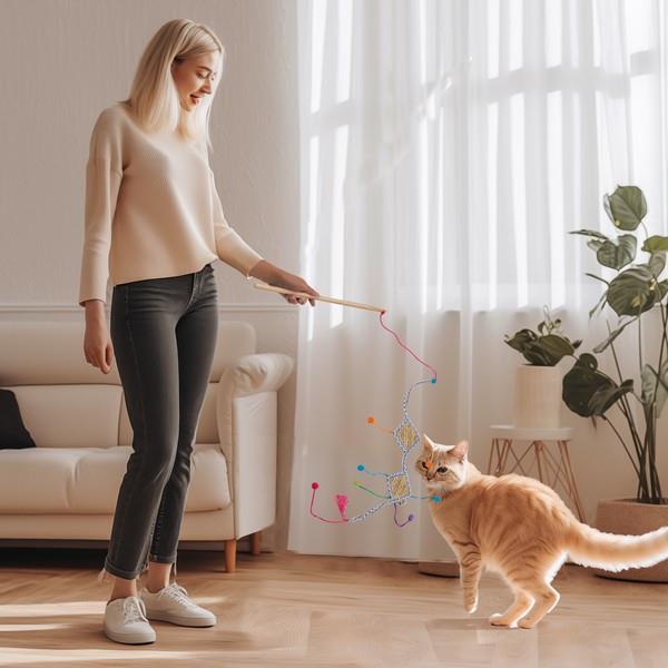 All For Paws Whisker Fiesta Wand Kite