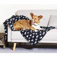 (Black) Extra Large Soft Cosy Warm Fleece Pet Dog Cat Animal