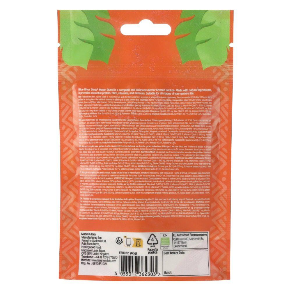 BR Melon Quest Complete Diet For Crested Geckos 60g