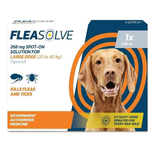Fleasolve Spot On Large Dog x1 Flea Treatment