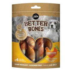 Zeus Better Bones Chicken Wrapped Large Rolls 4 Pack