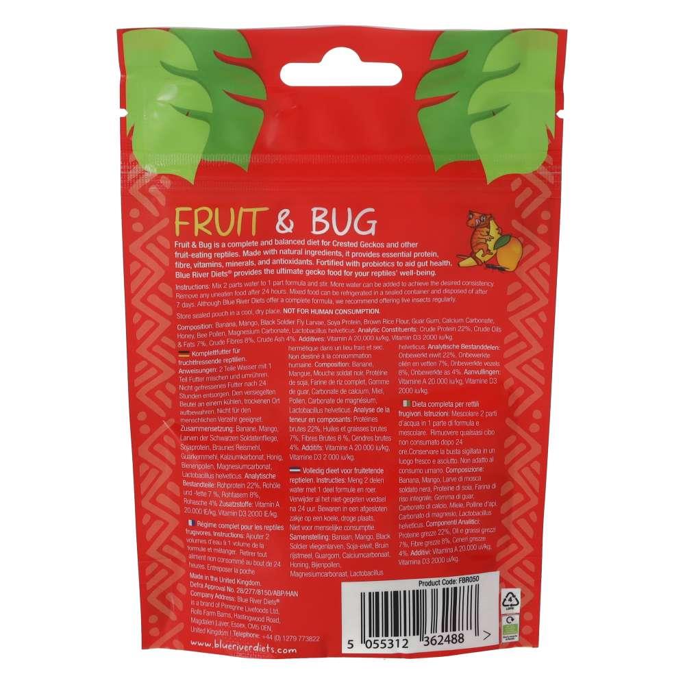 Blue river fruit & bug gecko diet 60g